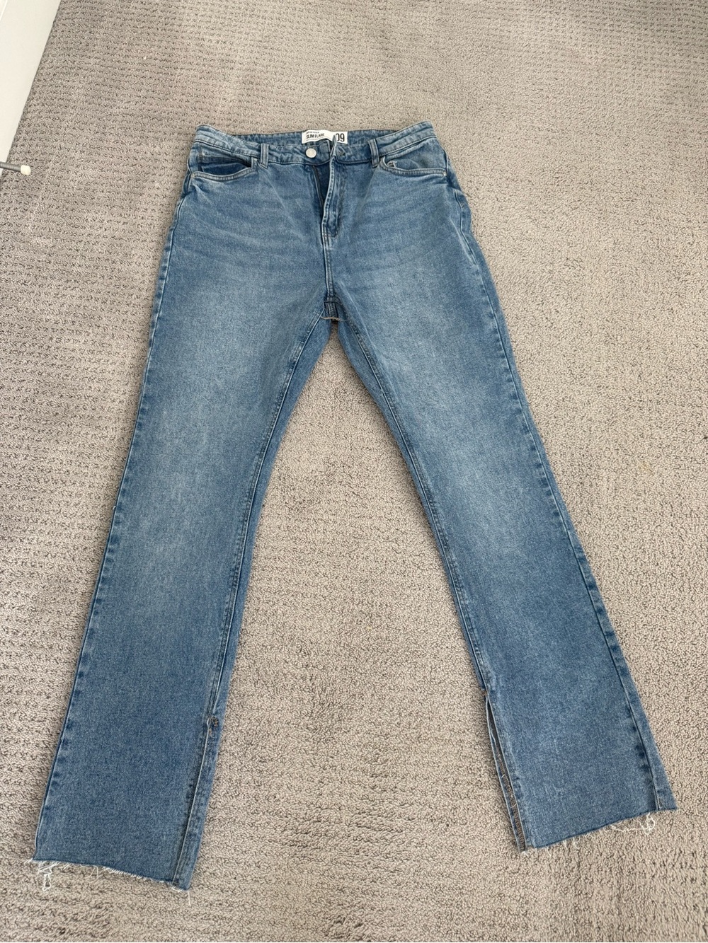 Urban Outfitters Light Blue Straight-Leg Jeans